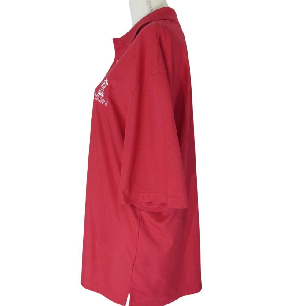 Oxford Golf Tres Vidas Acapulco Red Mens Sz L - Picture 3 of 6